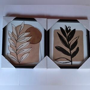 Abstract Botanical Wall Art Set